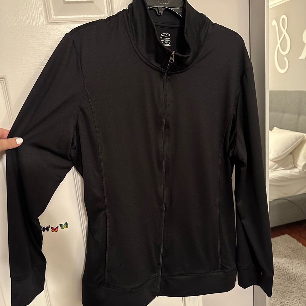 Zip up jogging coat